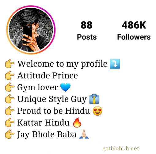 Best Kattar Hindu Bio Ideas for Instagram