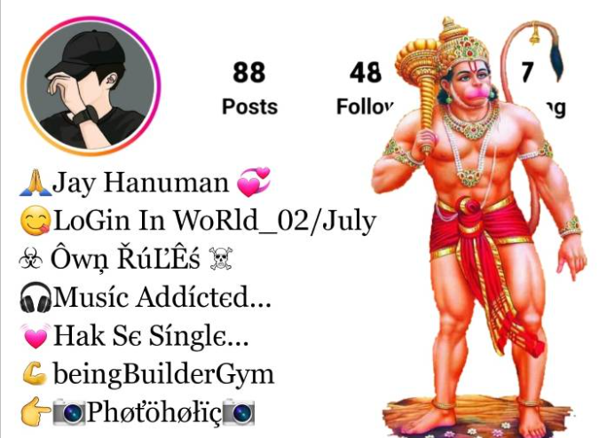 Best Hanuman Ji Bio Ideas for Instagram