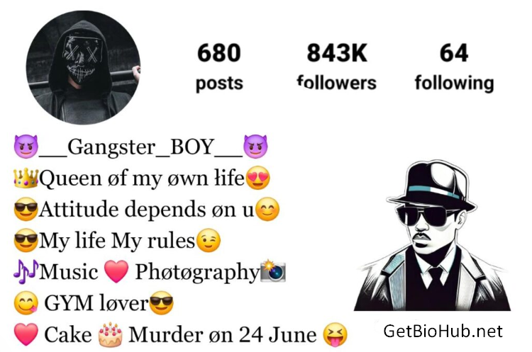 380+ Stylish & Attitude-Filled Gangster Bios for Instagram