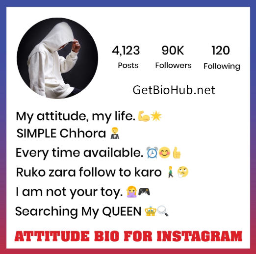 999+ Best Attitude & Stylish Instagram Bios [Updated]