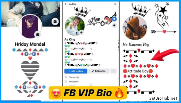 (850+) Facebook VIP Account Bios & VIP Bio Symbols for Custom Profiles