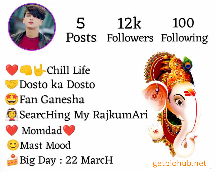 Top 240+ Ganpati Bappa Instagram Bios for Devotees - Best Ganpati Bappa Lover Bios (2025)