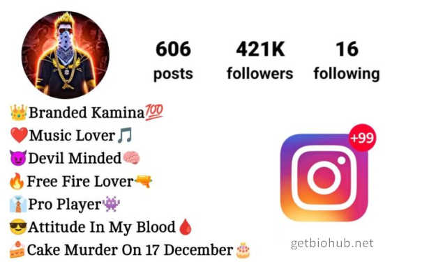 300+ Best Free Fire Instagram Bios for Fans | Creative & Cool Bio Ideas for Free Fire Lovers