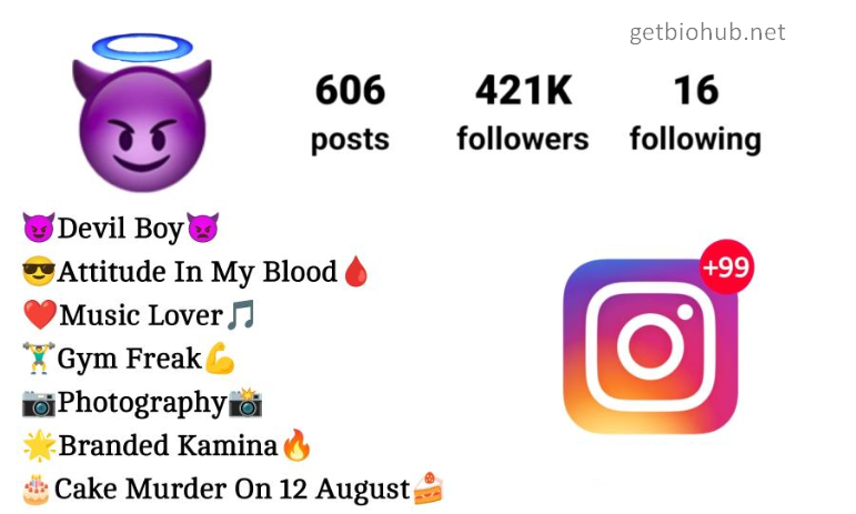 500+ Best Devil-Inspired Instagram Bios | Unique & Edgy Devil Bios for Instagram