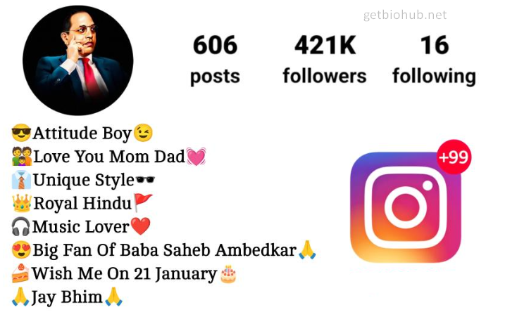 220+ Jay Bhim Instagram Bios - Inspiring Baba Saheb Ambedkar Quotes for Your Profile