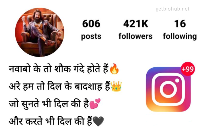 300+ Instagram Bio Shayari Ideas | Best Shayari Bio for Instagram 2025