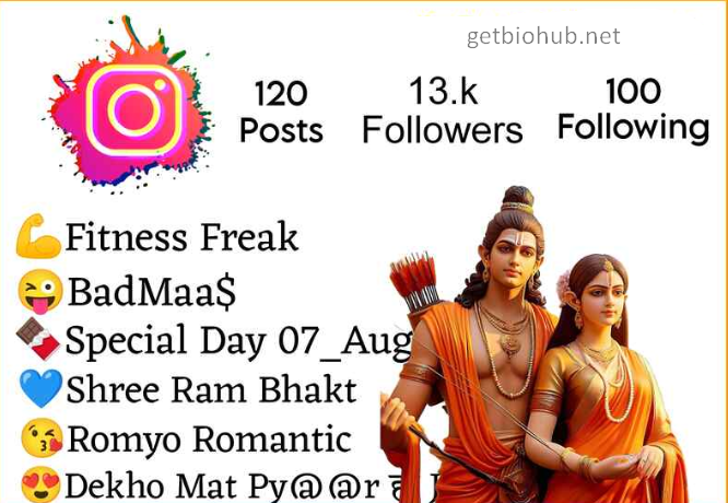 Top 350+ Shree Ram Instagram Bios | जय श्री राम Bio Ideas for 2025