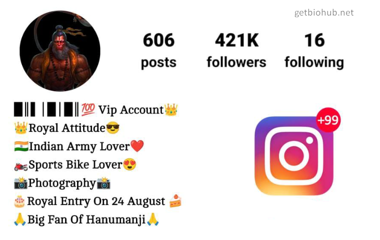 200+ Best Hanuman Instagram Bios for Devotees - Unique Bio Ideas for Hanuman Bhakts