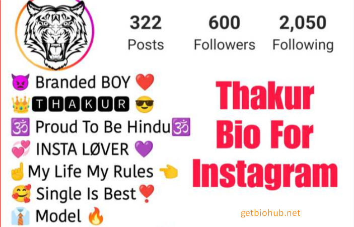 Top 170+ Thakur Instagram Bios for Boys & Girls – Best Insta Bio Ideas