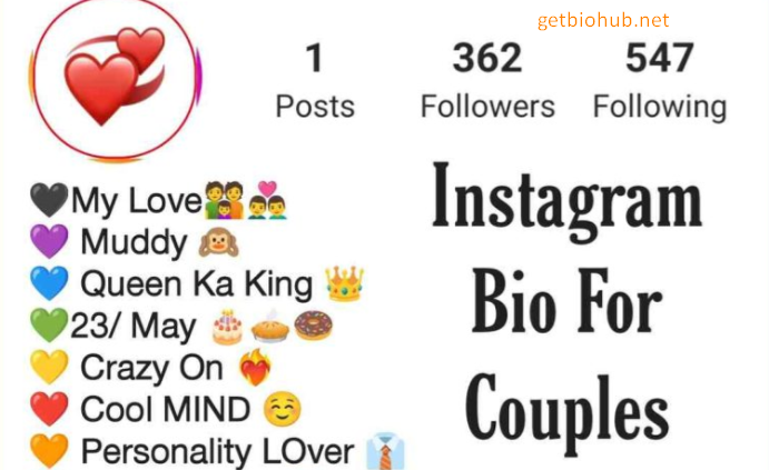 450+ Best Instagram Bios for Couples - Cute & Romantic Love Bios for Instagram