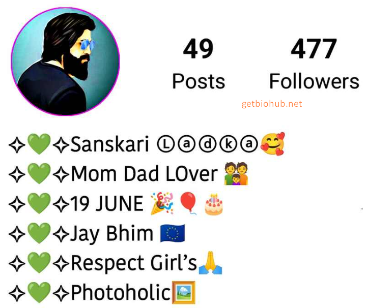 Chamar Bio for Instagram
