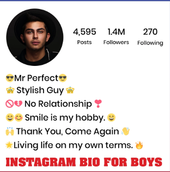 (1054+) Best Instagram Bios for Boys – Stylish & Attitude-Filled