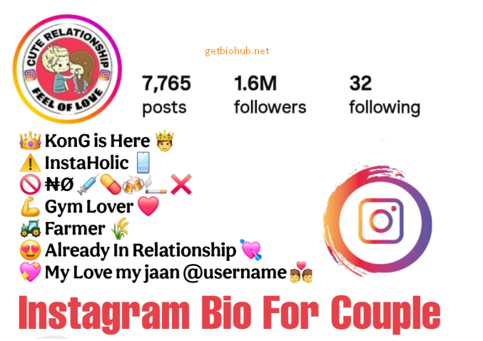 150+ Best Instagram Bio Ideas for Couples – Romantic & Relationship Quotes