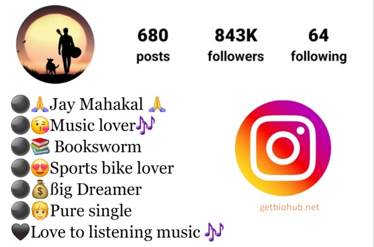 Music Bio for Instagram
